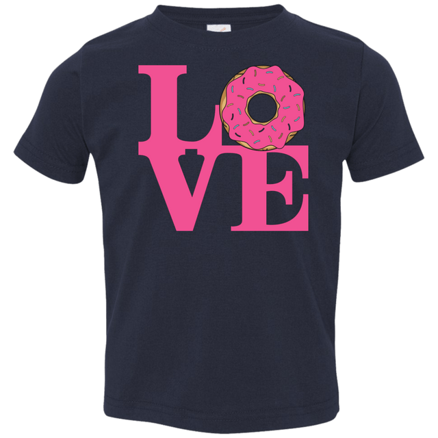 T-Shirts Navy / 2T Love Donut Toddler Premium T-Shirt