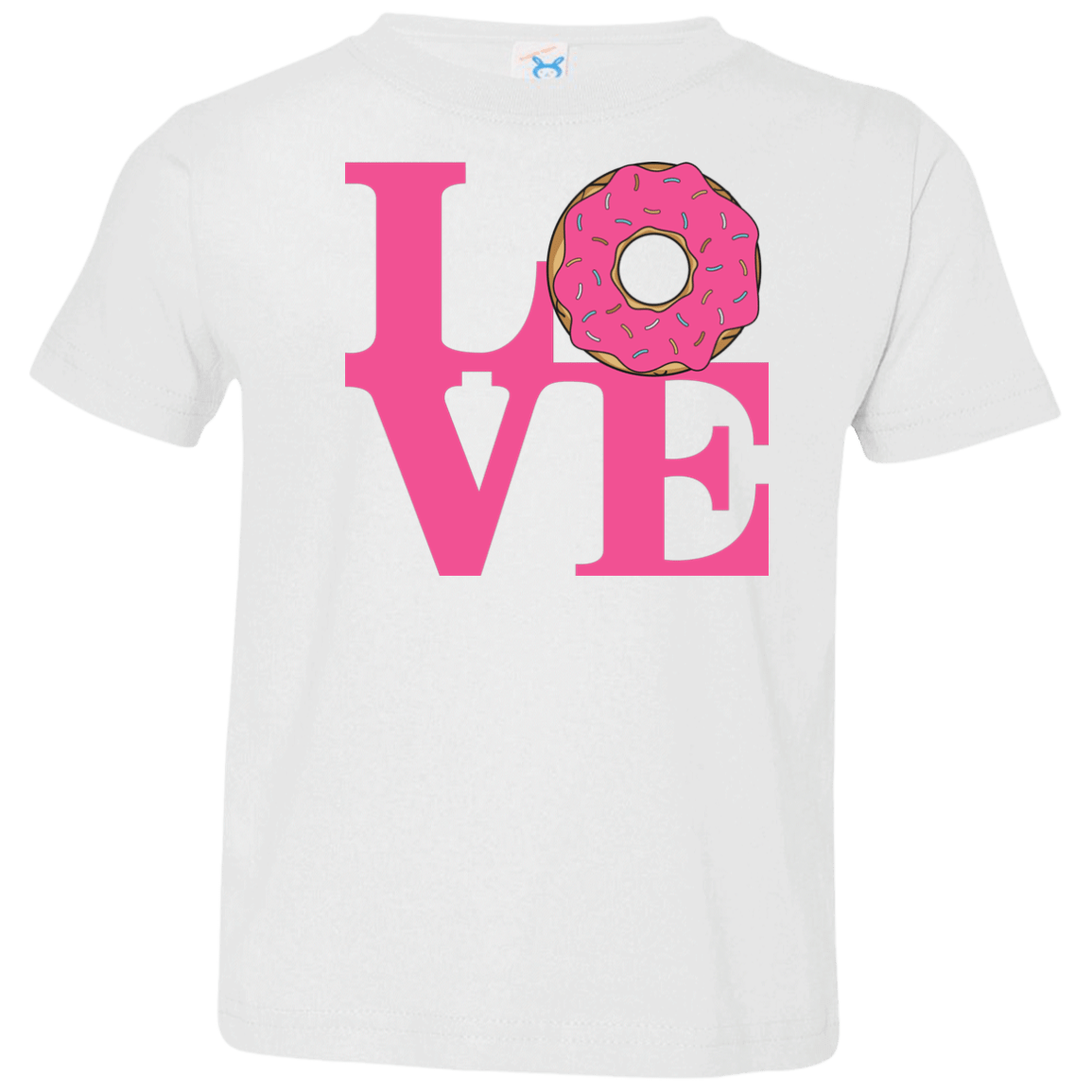 T-Shirts White / 2T Love Donut Toddler Premium T-Shirt