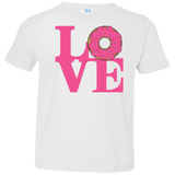 T-Shirts White / 2T Love Donut Toddler Premium T-Shirt