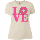 T-Shirts Ivory/ / X-Small Love Donut Women's Premium T-Shirt