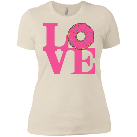 T-Shirts Ivory/ / X-Small Love Donut Women's Premium T-Shirt