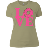 T-Shirts Light Olive / X-Small Love Donut Women's Premium T-Shirt