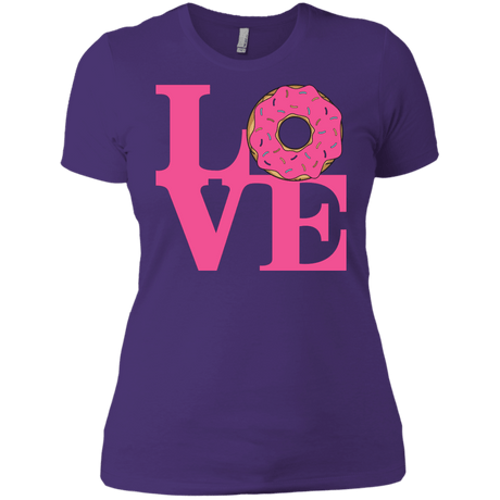 T-Shirts Purple Rush/ / X-Small Love Donut Women's Premium T-Shirt