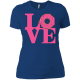 T-Shirts Royal / X-Small Love Donut Women's Premium T-Shirt