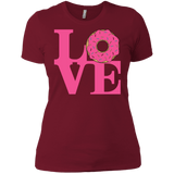 T-Shirts Scarlet / X-Small Love Donut Women's Premium T-Shirt