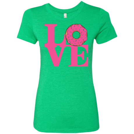 T-Shirts Envy / S Love Donut Women's Triblend T-Shirt