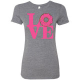 T-Shirts Premium Heather / S Love Donut Women's Triblend T-Shirt