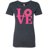 T-Shirts Vintage Navy / S Love Donut Women's Triblend T-Shirt
