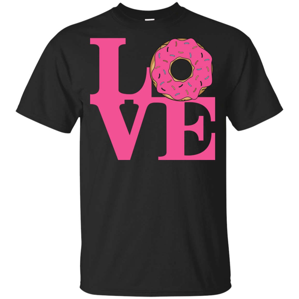 T-Shirts Black / YXS Love Donut Youth T-Shirt