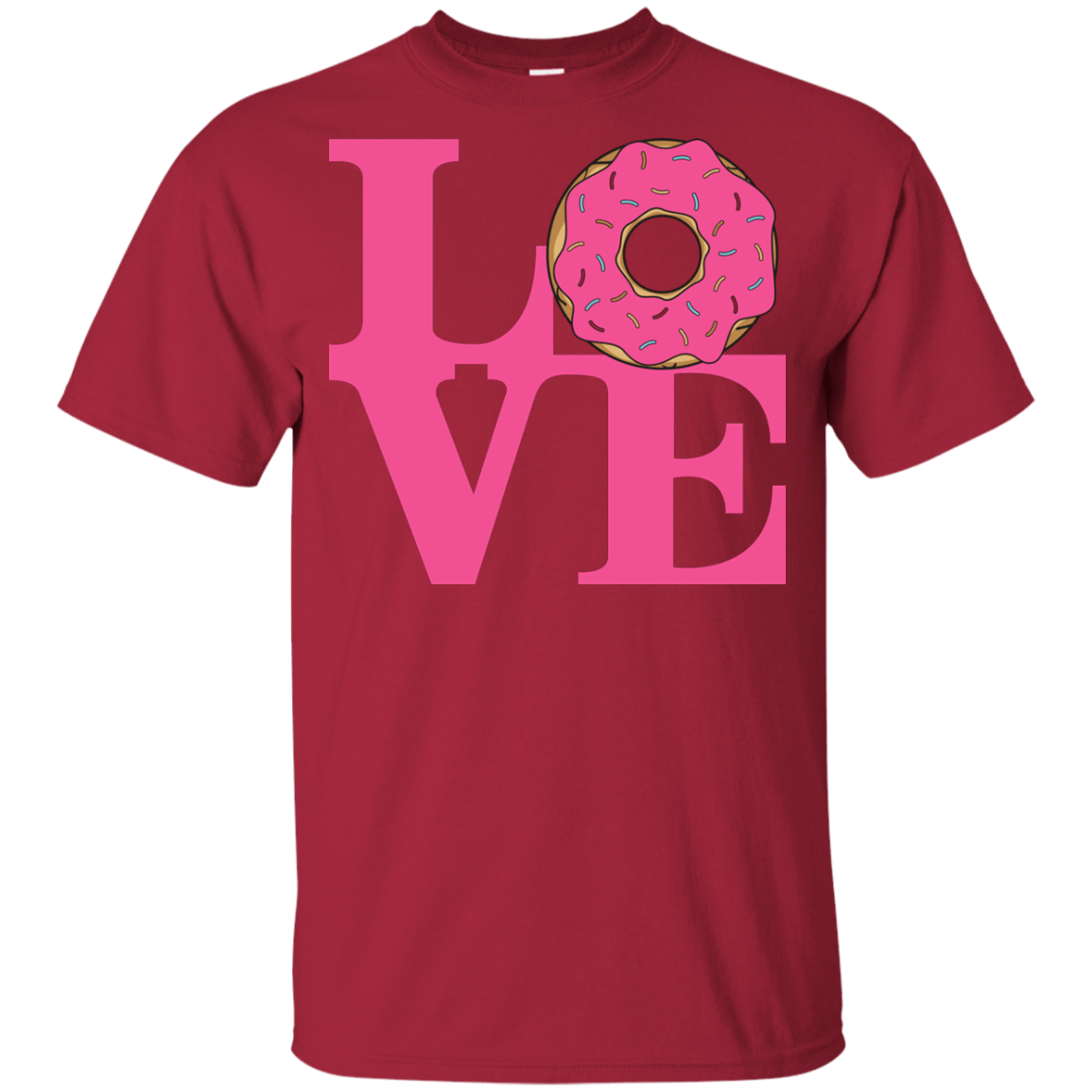 T-Shirts Cardinal / YXS Love Donut Youth T-Shirt