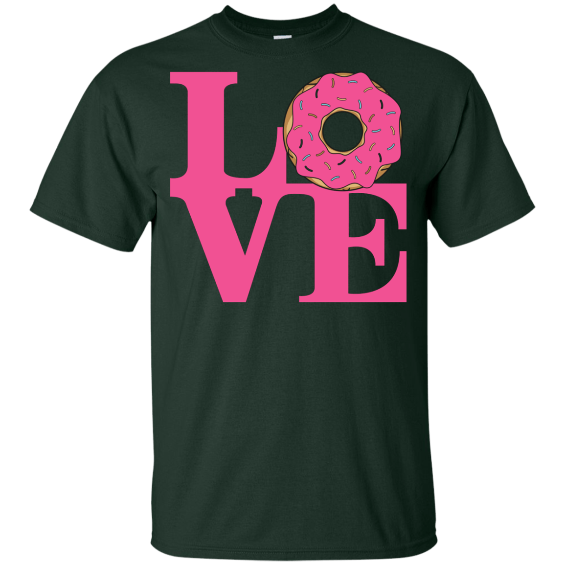 T-Shirts Forest / YXS Love Donut Youth T-Shirt