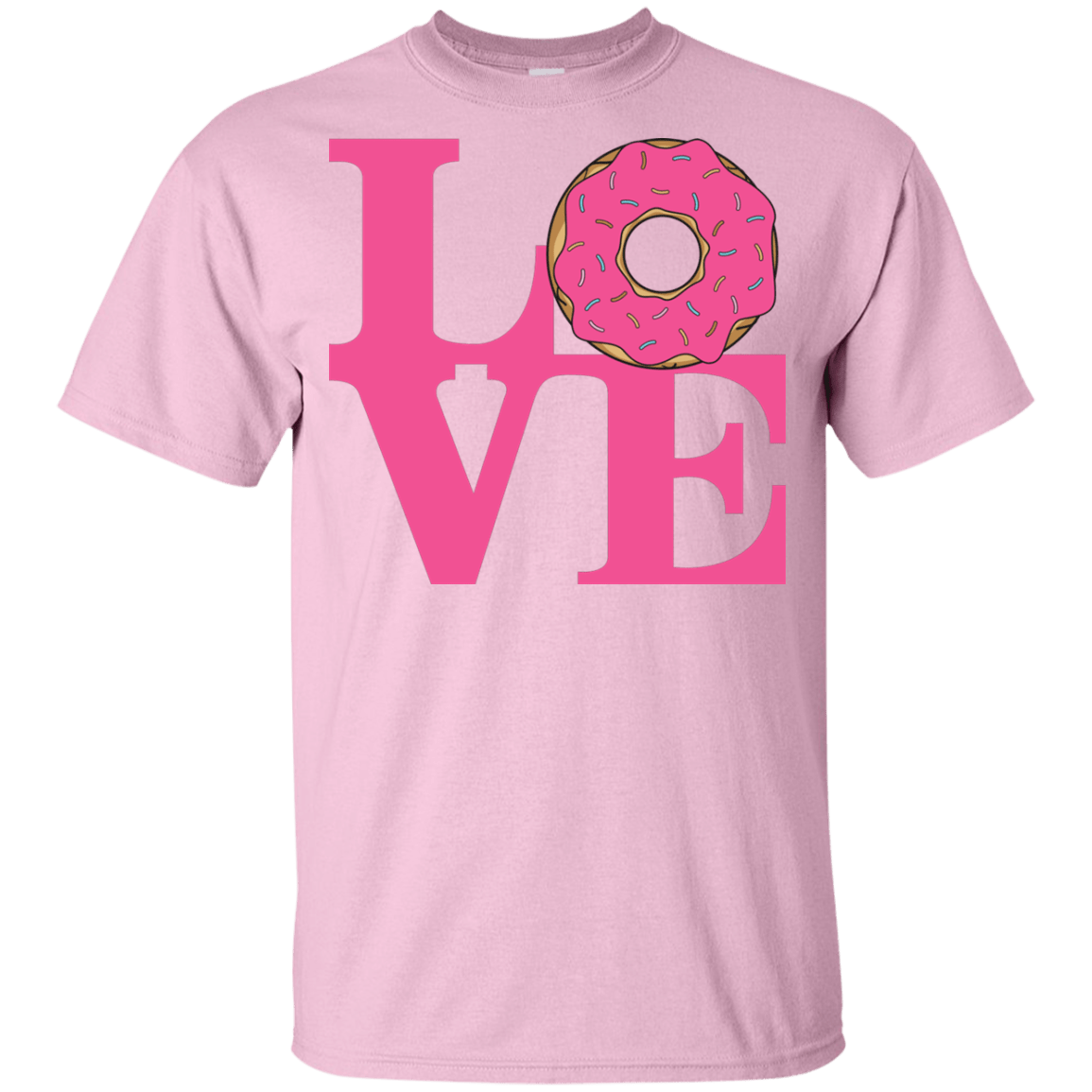 T-Shirts Light Pink / YXS Love Donut Youth T-Shirt