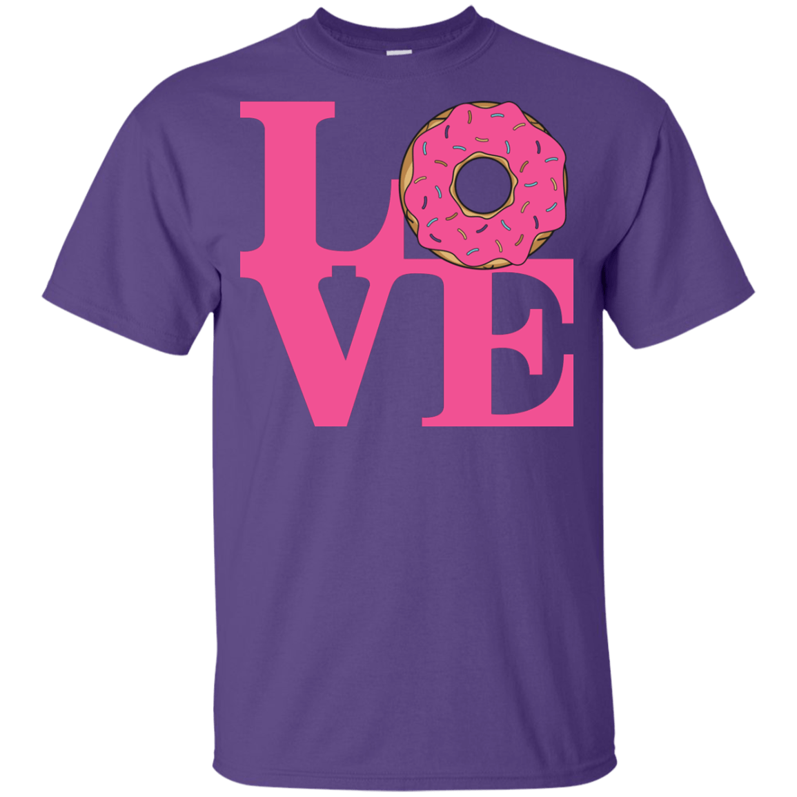 T-Shirts Purple / YXS Love Donut Youth T-Shirt