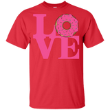 T-Shirts Red / YXS Love Donut Youth T-Shirt