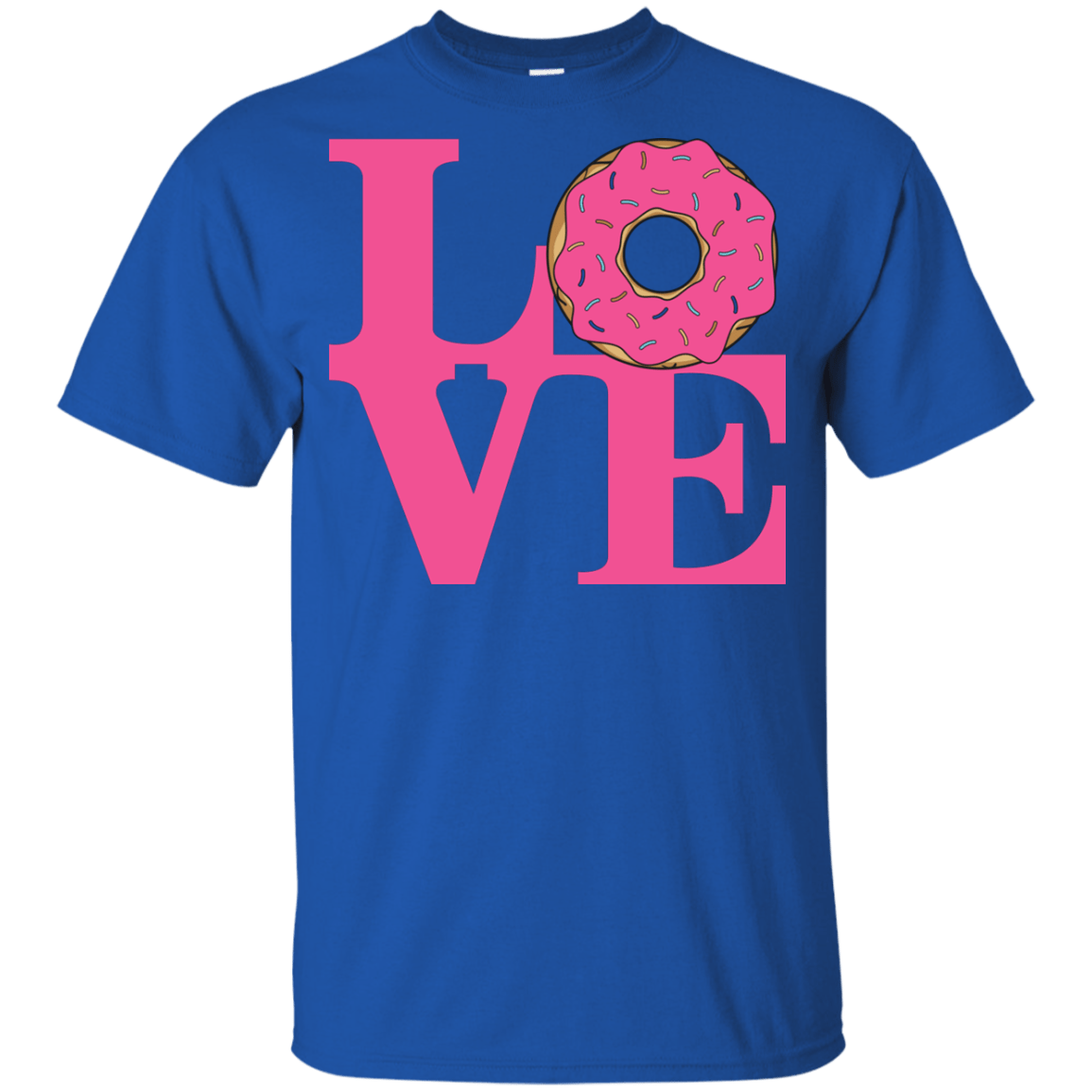 T-Shirts Royal / YXS Love Donut Youth T-Shirt