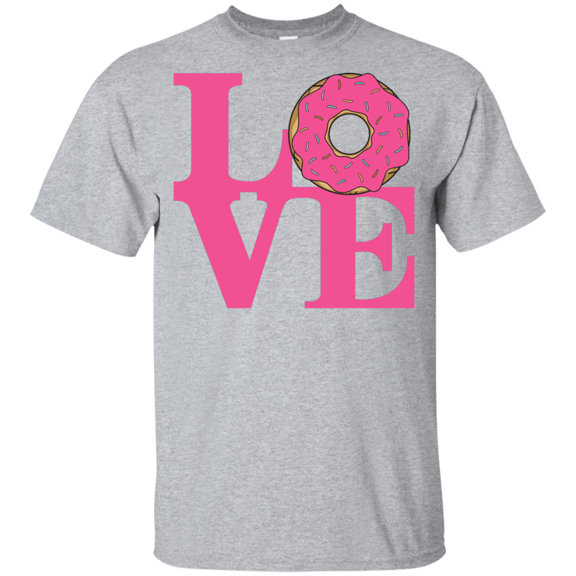 T-Shirts Sport Grey / YXS Love Donut Youth T-Shirt