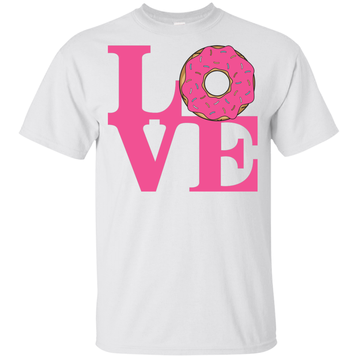 T-Shirts White / YXS Love Donut Youth T-Shirt