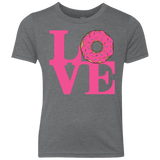 T-Shirts Premium Heather / YXS Love Donut Youth Triblend T-Shirt