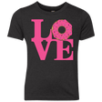 T-Shirts Vintage Black / YXS Love Donut Youth Triblend T-Shirt