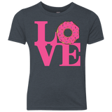 T-Shirts Vintage Navy / YXS Love Donut Youth Triblend T-Shirt