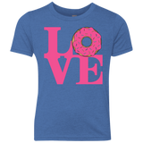 T-Shirts Vintage Royal / YXS Love Donut Youth Triblend T-Shirt