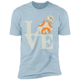 T-Shirts Light Blue / YXS Love Droids Boys Premium T-Shirt