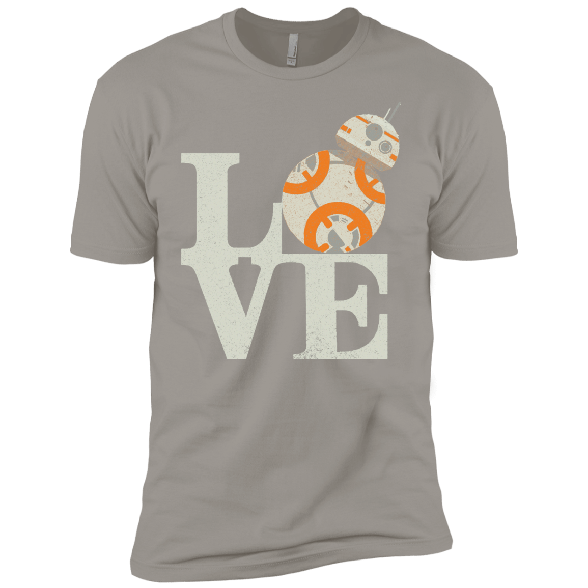 T-Shirts Light Grey / YXS Love Droids Boys Premium T-Shirt