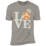 T-Shirts Light Grey / YXS Love Droids Boys Premium T-Shirt