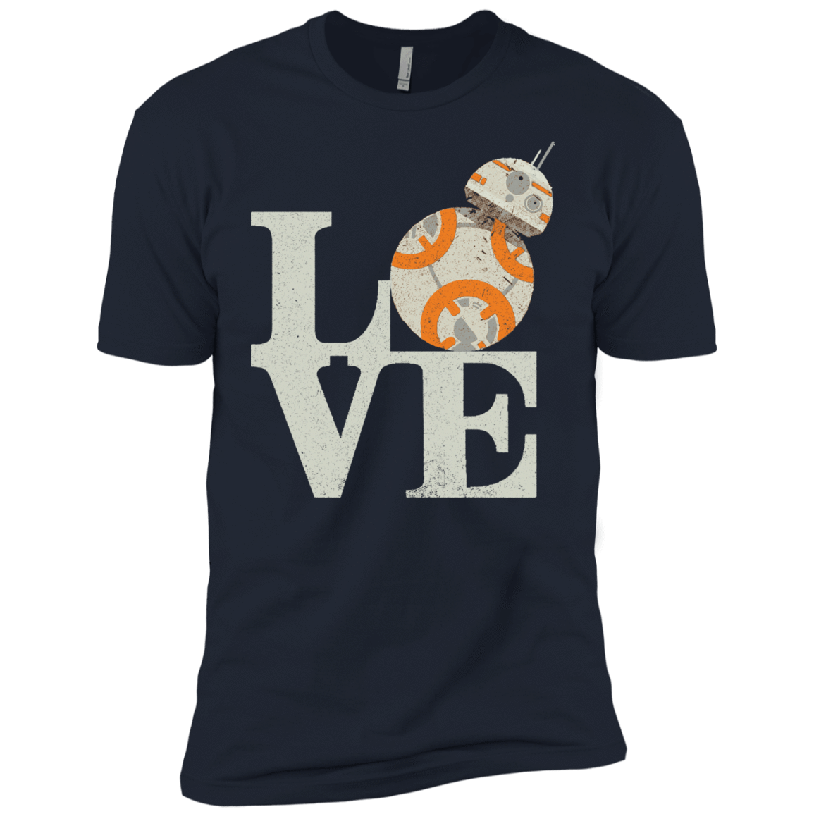 T-Shirts Midnight Navy / YXS Love Droids Boys Premium T-Shirt