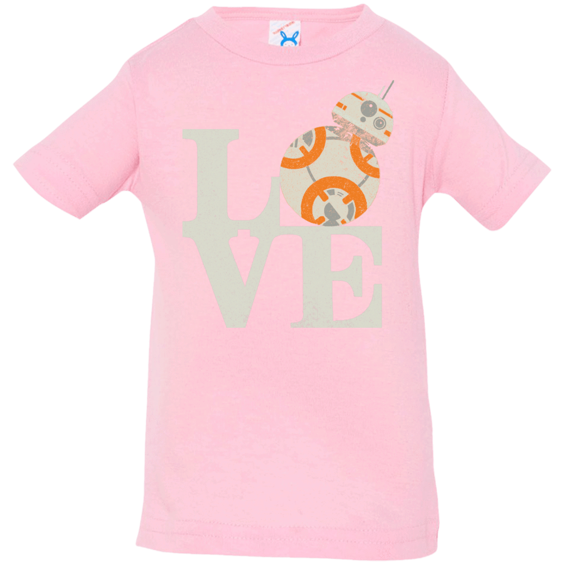 T-Shirts Pink / 6 Months Love Droids Infant Premium T-Shirt
