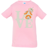 T-Shirts Pink / 6 Months Love Droids Infant Premium T-Shirt