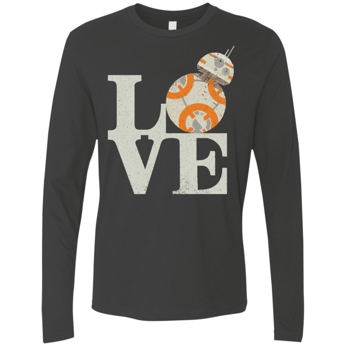 T-Shirts Heavy Metal / Small Love Droids Men's Premium Long Sleeve