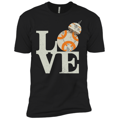 T-Shirts Black / X-Small Love Droids Men's Premium T-Shirt