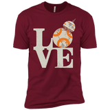 T-Shirts Cardinal / X-Small Love Droids Men's Premium T-Shirt