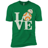 T-Shirts Kelly Green / X-Small Love Droids Men's Premium T-Shirt