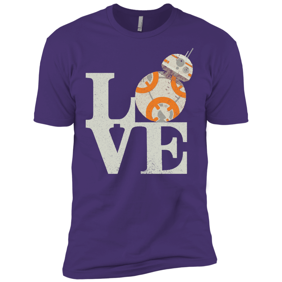 T-Shirts Purple / X-Small Love Droids Men's Premium T-Shirt