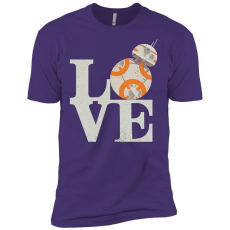 T-Shirts Purple / X-Small Love Droids Men's Premium T-Shirt