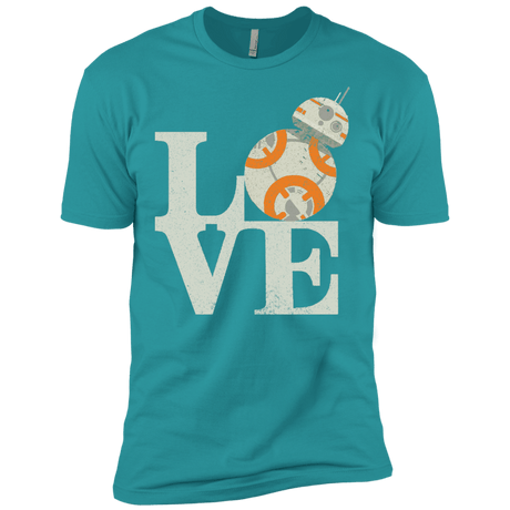 T-Shirts Tahiti Blue / X-Small Love Droids Men's Premium T-Shirt