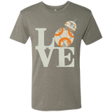 T-Shirts Venetian Grey / Small Love Droids Men's Triblend T-Shirt