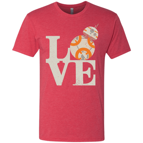 T-Shirts Vintage Red / Small Love Droids Men's Triblend T-Shirt