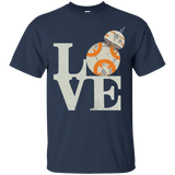 T-Shirts Navy / Small Love Droids T-Shirt