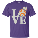 T-Shirts Purple / Small Love Droids T-Shirt