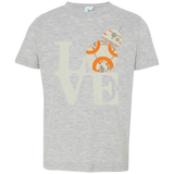 T-Shirts Heather / 2T Love Droids Toddler Premium T-Shirt