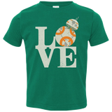 T-Shirts Kelly / 2T Love Droids Toddler Premium T-Shirt