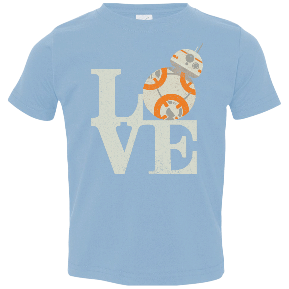 T-Shirts Light Blue / 2T Love Droids Toddler Premium T-Shirt