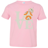 T-Shirts Pink / 2T Love Droids Toddler Premium T-Shirt