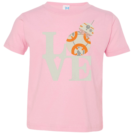 T-Shirts Pink / 2T Love Droids Toddler Premium T-Shirt