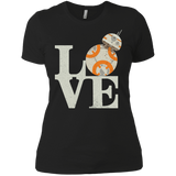 T-Shirts Black / X-Small Love Droids Women's Premium T-Shirt