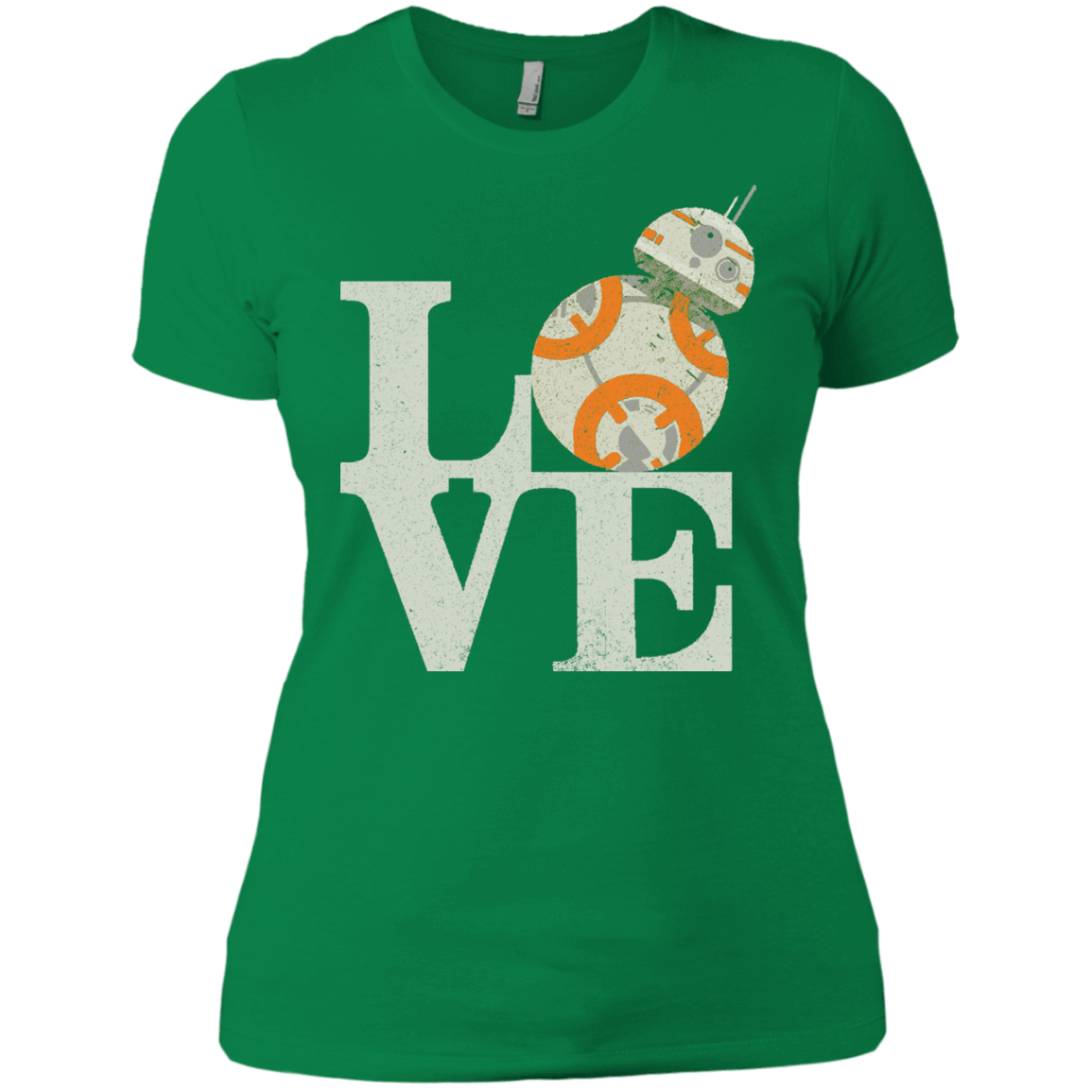 T-Shirts Kelly Green / X-Small Love Droids Women's Premium T-Shirt