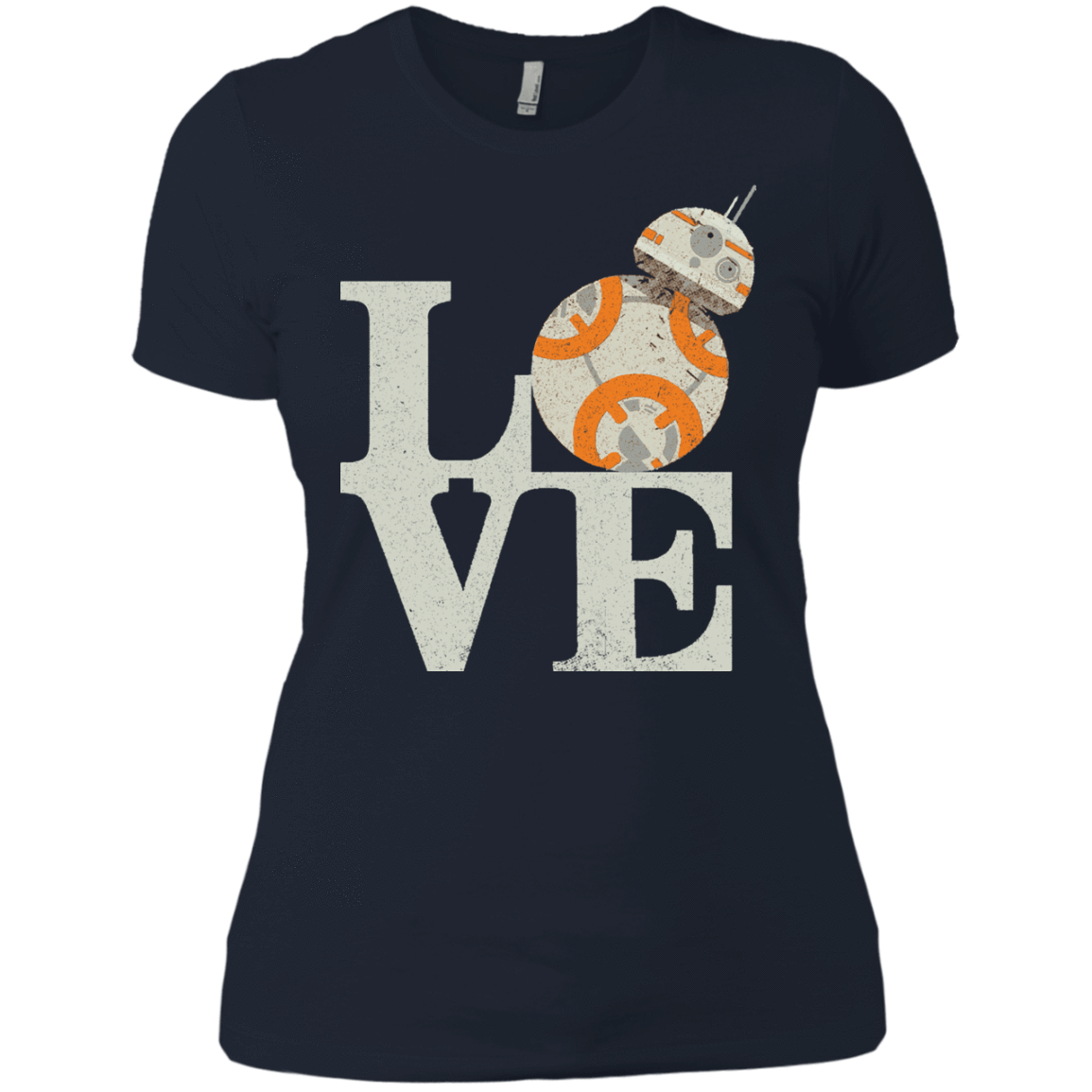 T-Shirts Midnight Navy / X-Small Love Droids Women's Premium T-Shirt